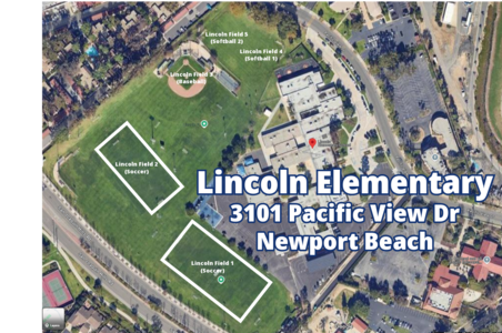 Lincoln Elementary School (K-6) Lincoln Field 1 (Soccer) in Corona del Mar