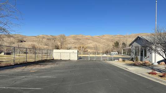 Blue Diamond Elementary School Parking Lot in Blue Diamond