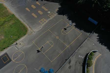 Meredith Hill Elementary School Outdoor Basketball Courts in Auburn