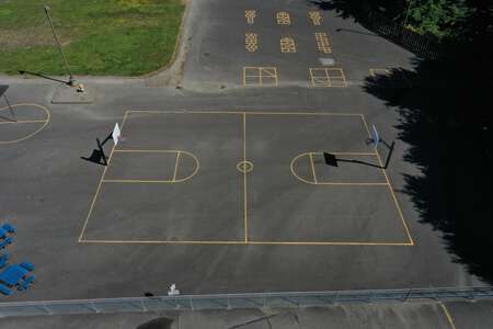 Meredith Hill Elementary School Outdoor Basketball Courts in Auburn