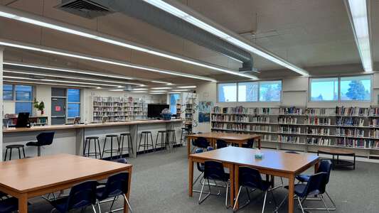 Bear Creek High School Library in Stockton