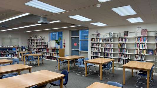 Bear Creek High School Library in Stockton