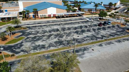 South Woods Elementary School Parking Lot in Elkton 2
