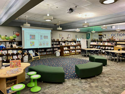 Shady Grove Elementary School Library in Keller