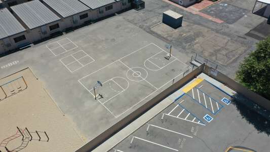 West Orange Elementary School Outdoor Basketball Courts in Orange