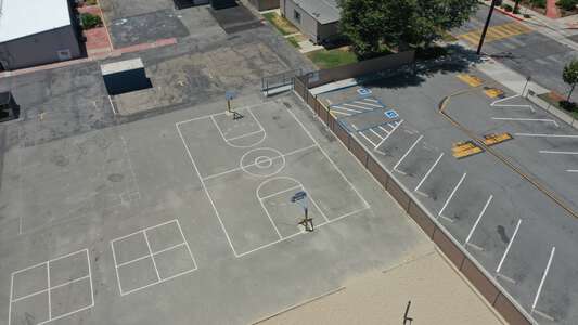 West Orange Elementary School Outdoor Basketball Courts in Orange