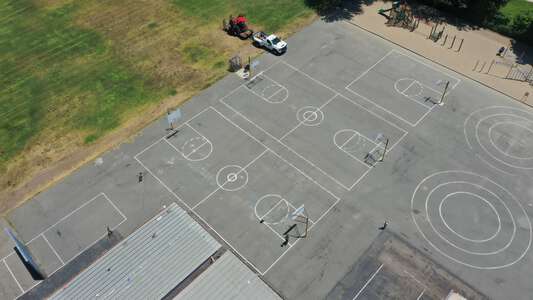 West Orange Elementary School Outdoor Basketball Courts in Orange
