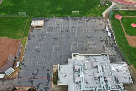 Pleasant Grove High School Outdoor Basketball Courts in Elk Grove