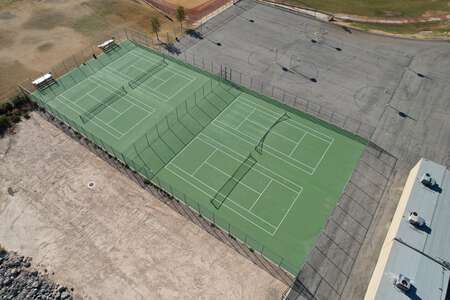 Harney - Kathleen and Tim Middle School Tennis Courts in Las Vegas