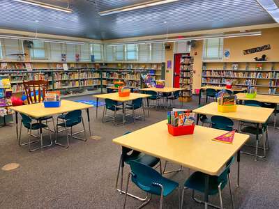Paradise Hills Elementary School Library in San Diego
