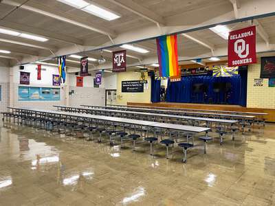 Webb Middle School Cafeteria in Austin