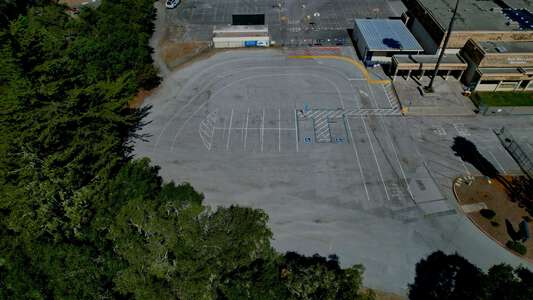 Aptos Junior High School Parking Lot - Side in Aptos 2