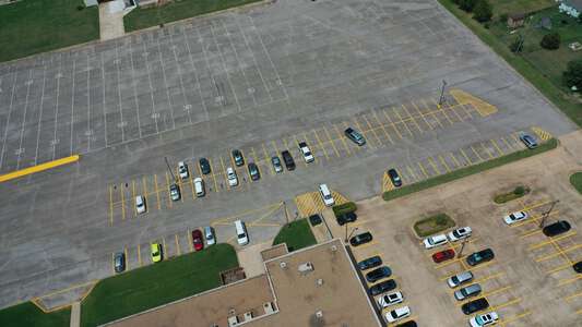 Mid-Del School District Parking Lot - Back in Midwest City 2