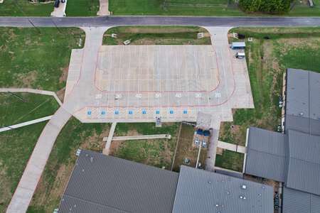 Gunter High School Parking Lot - South in Gunter