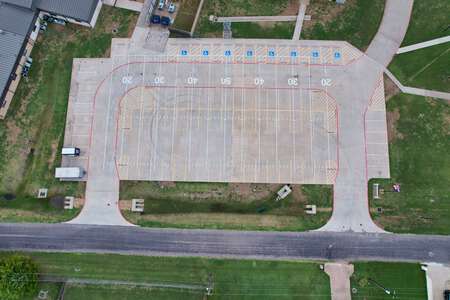 Gunter High School Parking Lot - South in Gunter