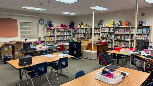 Merrydale Elementary School Library in Baton Rouge