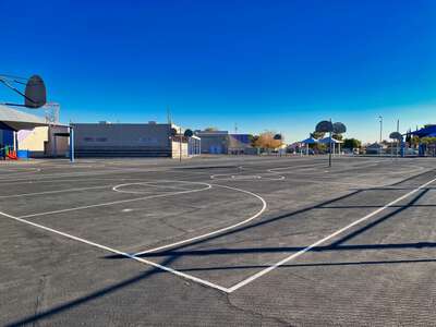 May - Ernest Elementary School Outdoor Basketball Courts in Las Vegas