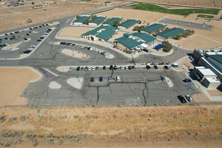 California City High School Parking Lot - Bolden Dr in California City
