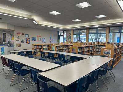 Sierra Enterprise Elementary School Library in Sacramento