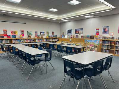 Sierra Enterprise Elementary School Library in Sacramento