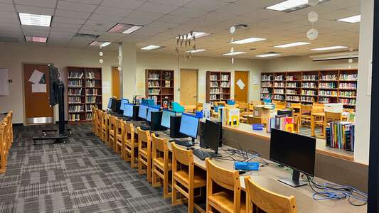 Park Forest Middle School Library in Baton Rouge