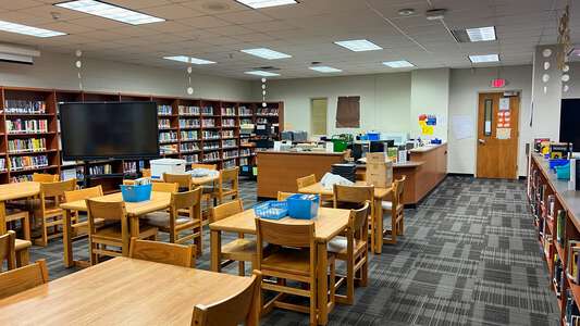 Park Forest Middle School Library in Baton Rouge