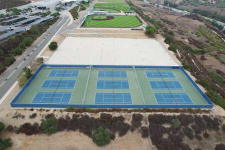 Diamond Ranch High School Tennis Courts in Pomona