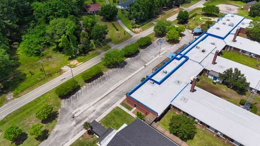 Cainhoy Elementary School Parking Lot - Back in Huger