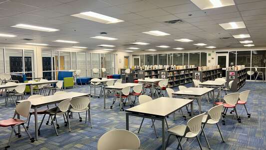 Diamond Hill-Jarvis High School Library in Fort Worth