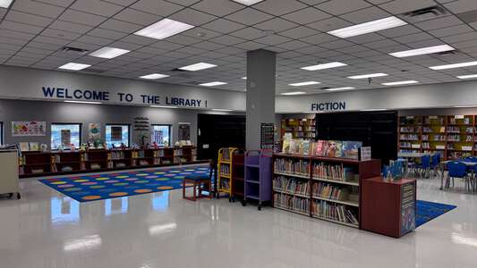 Jones Elementary School Library in Humble