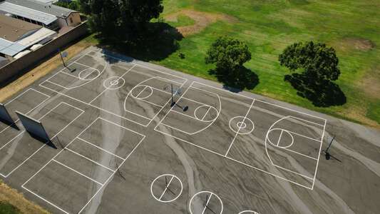 Myers Elementary School Blacktop / Basketball Courts in Rialto 4