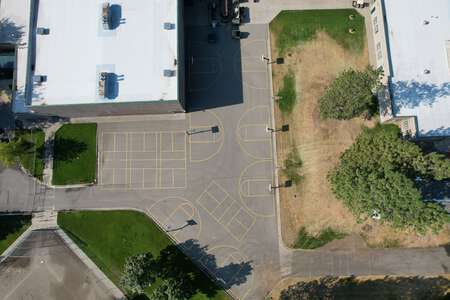 Woodland Middle School Outdoor Basketball Courts in Coeur d' Alene