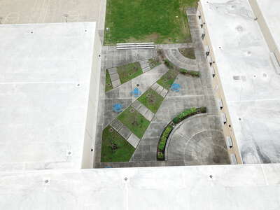 Nelda Sullivan Middle School Courtyard in Pasadena