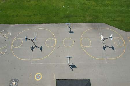 Atlas Elementary School Outdoor Basketball Courts in Hayden