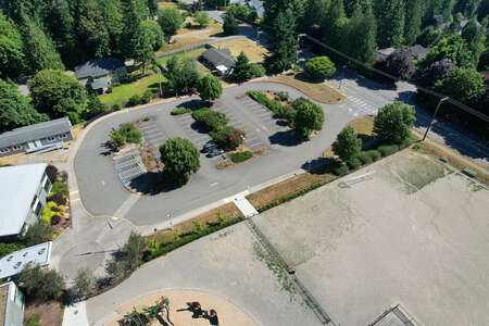 Rachel Carson Elementary School Parking Lot in Sammamish