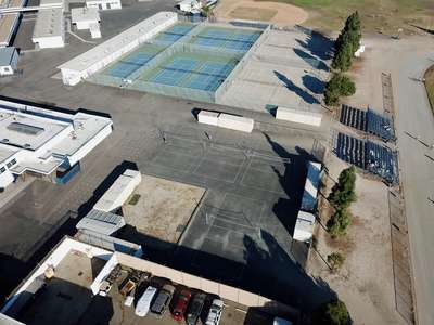 Bonita Vista High School Outdoor Basketball Courts in Chula Vista