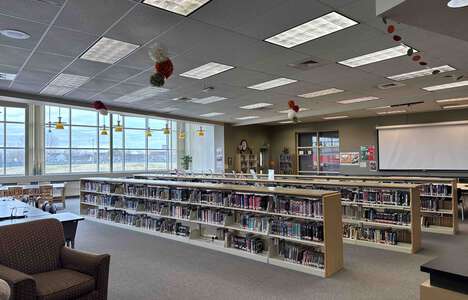 East Valley Middle School Library in Nampa