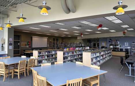 East Valley Middle School Library in Nampa