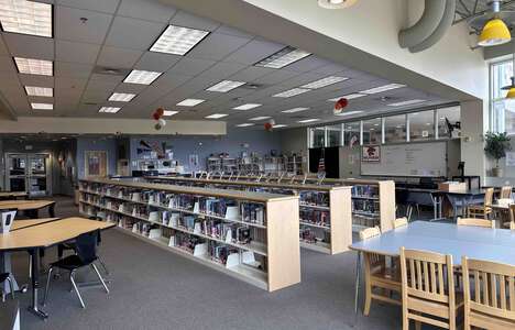 East Valley Middle School Library in Nampa