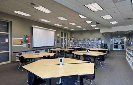 East Valley Middle School Library in Nampa