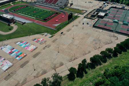 Coppell High School Parking Lot - Gym - CHS in Coppell
