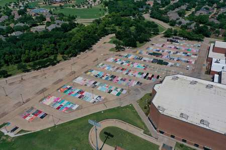 Coppell High School Parking Lot - Gym - CHS in Coppell