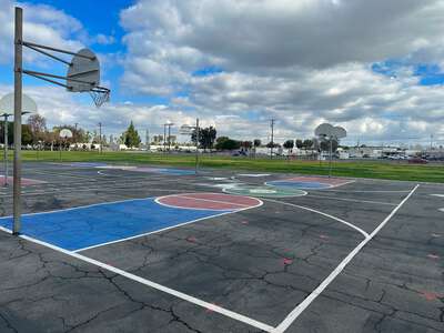 Patton Elementary School Outdoor Basketball Courts 2 in Garden Grove