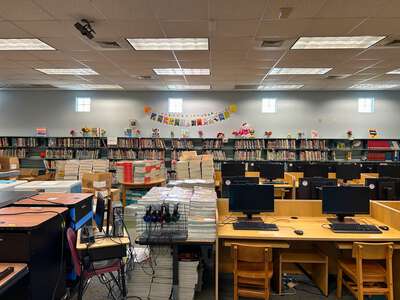 Mae M. Walters Elementary School Library in Hialeah