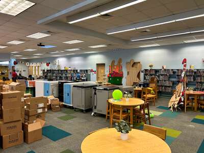 Mae M. Walters Elementary School Library in Hialeah