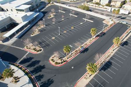 East Career and Technical Academy Parking Lot - Field in Las Vegas 2