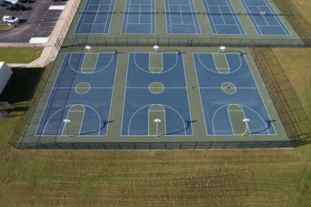 Sunlake High School Outdoor Basketball Courts in Land O' Lakes