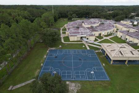 Quail Hollow Elementary School Outdoor Basketball Courts in Wesley Chapel