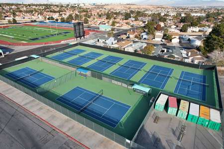 Green Valley High School Tennis Courts in Henderson