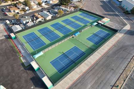 Green Valley High School Tennis Courts in Henderson